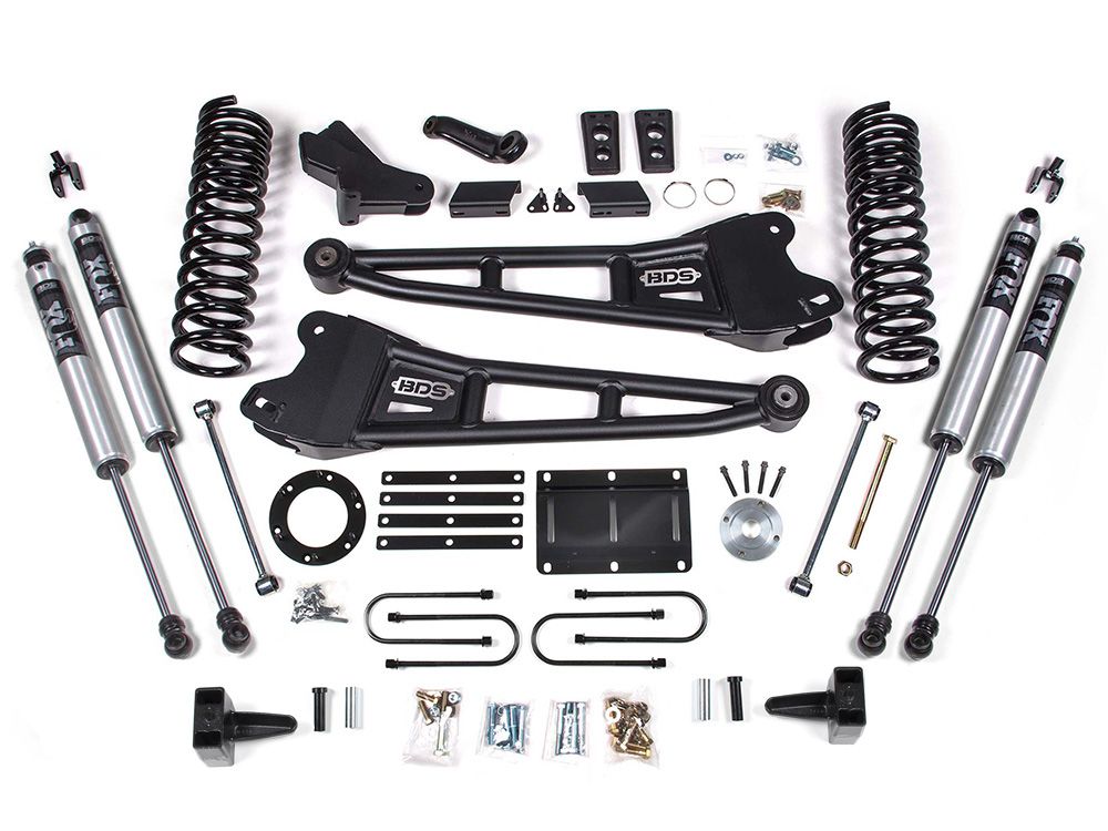 5.5" 2013-2018 Dodge Ram 3500 (w/Gas Engine & w/o Factory Rear Air-Ride) 4WD Radius Arm Lift Kit by BDS Suspension