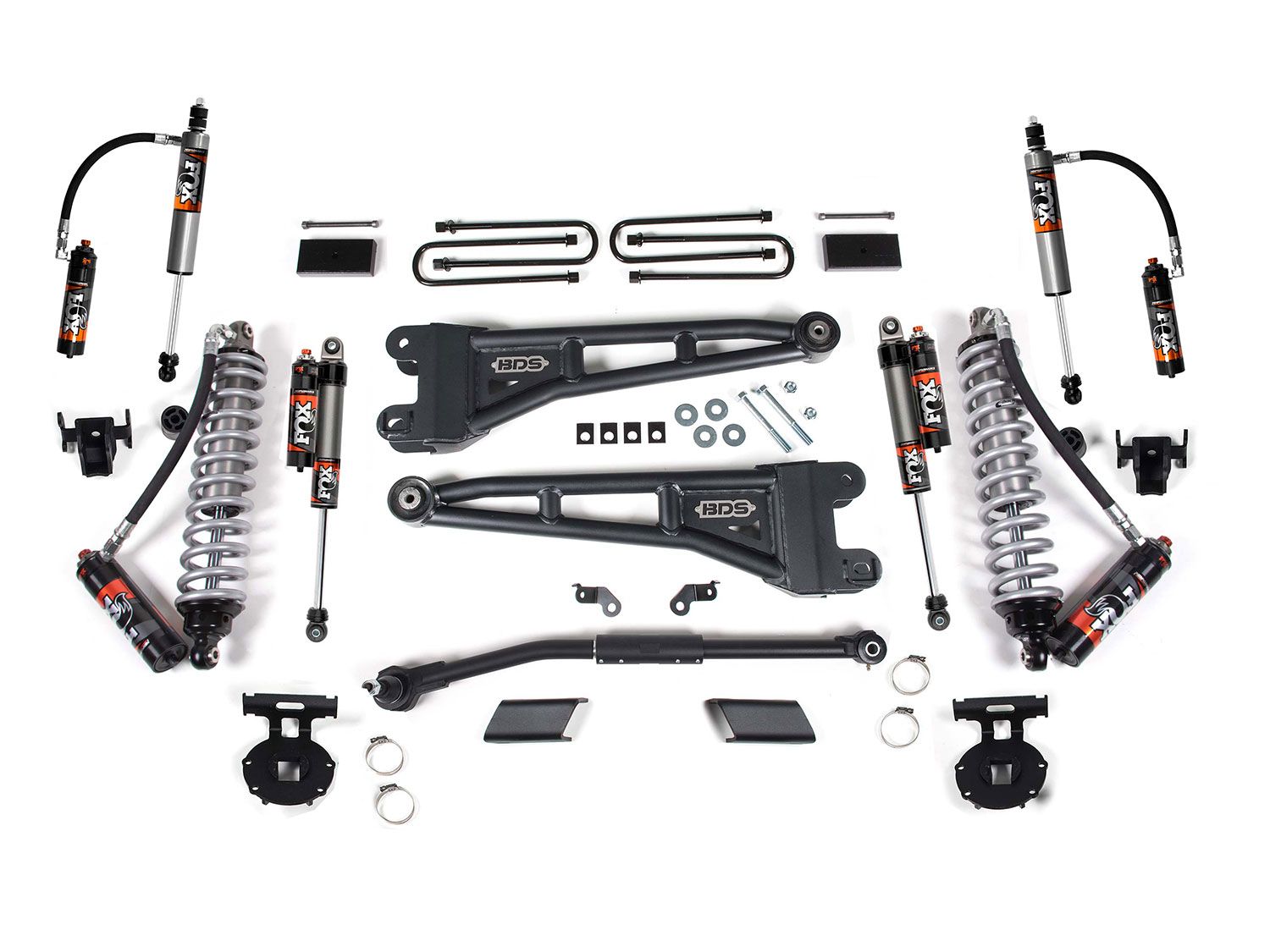 3" 2023 Ford F250/F350 4WD Fox Performance Elite CoilOver Radius Arm Lift Kit by BDS Suspension