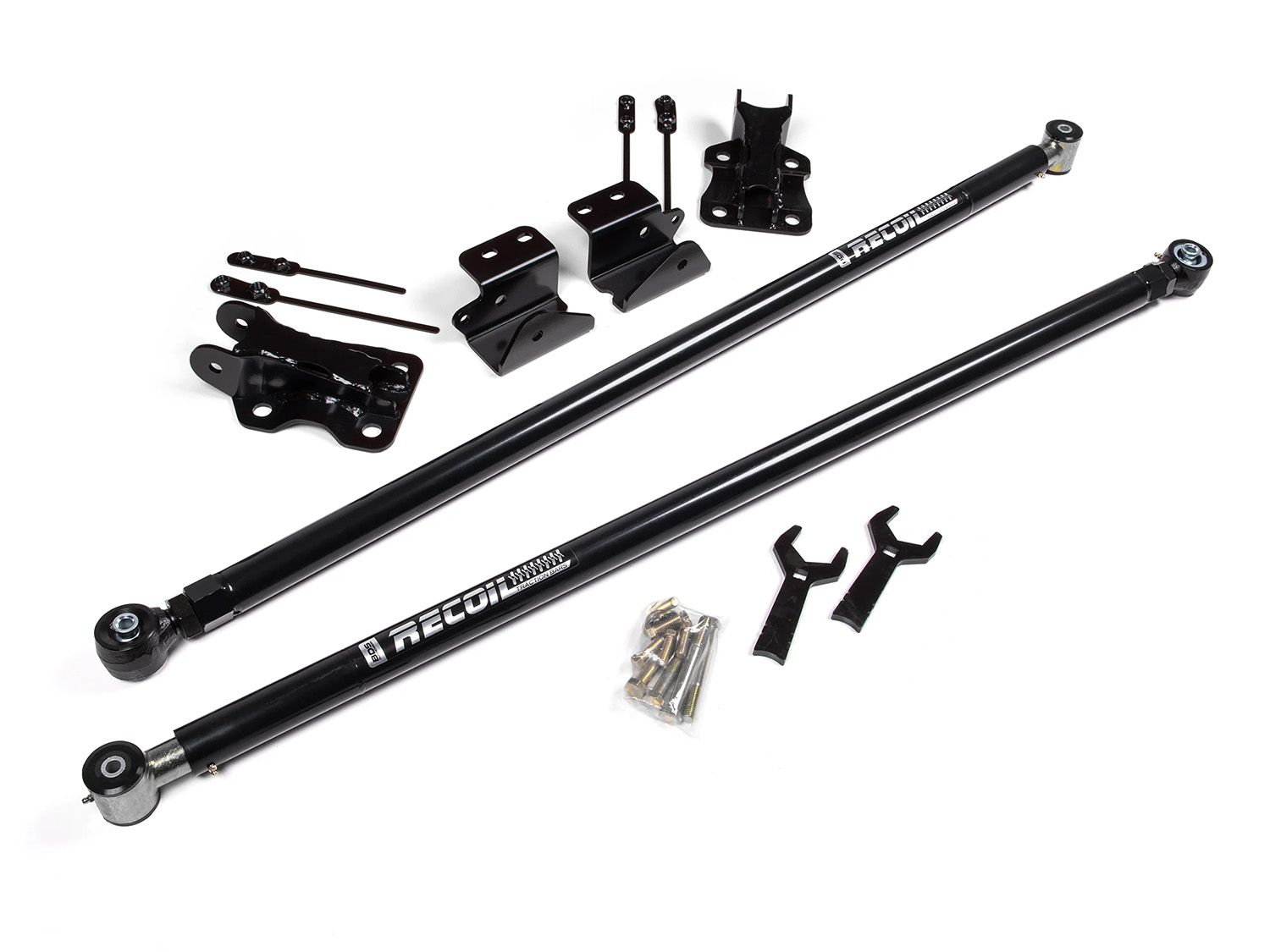 Silverado 2500HD / 3500HD 2020-2023 Chevy (w/ 0-6" Lift) - Rear Recoil Traction Bar System by BDS Suspension