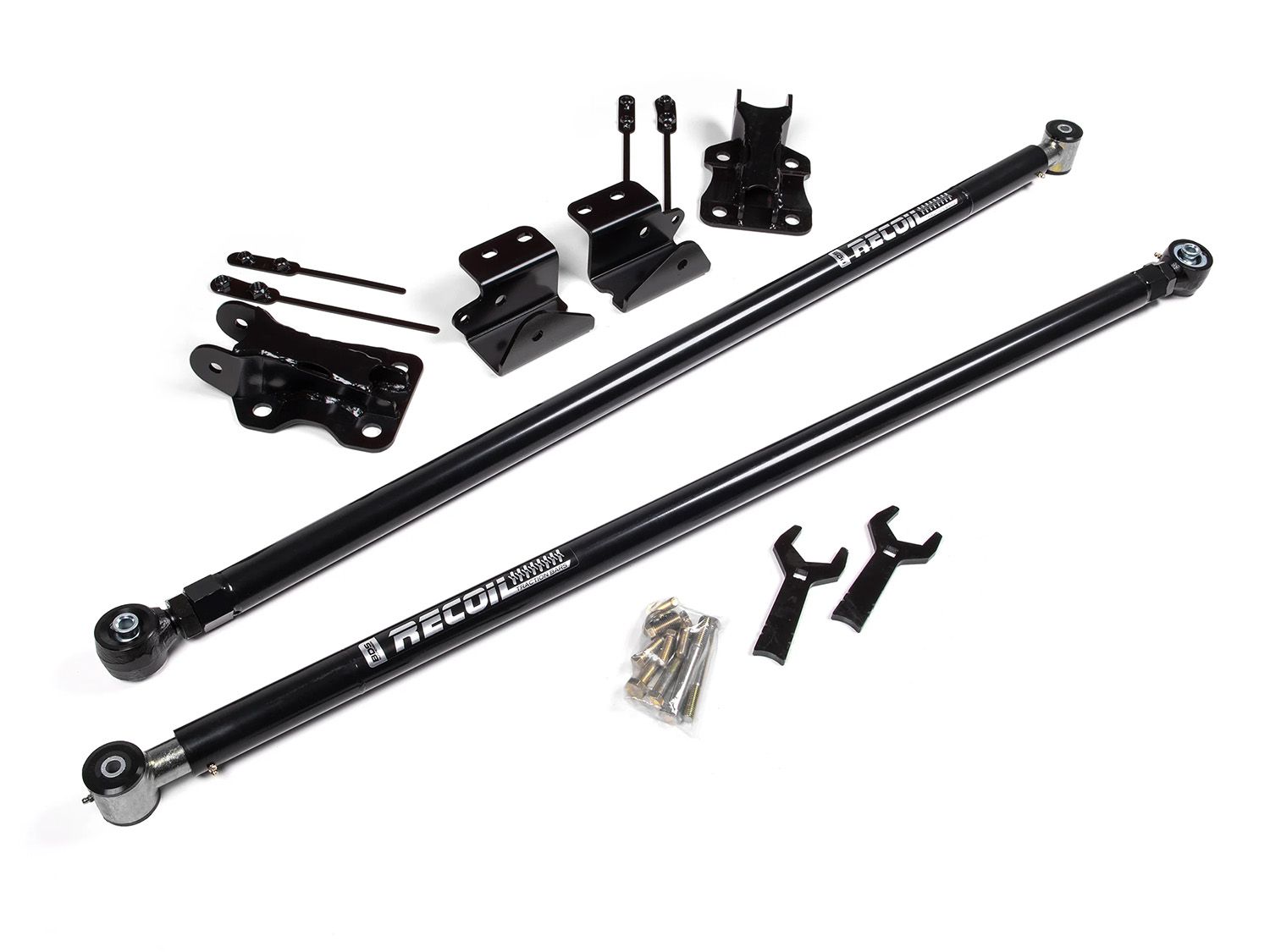 Silverado 2500HD / 3500HD 2020-2024 Chevy (w/ 0-6" Lift) - Rear Recoil Traction Bar System by BDS Suspension