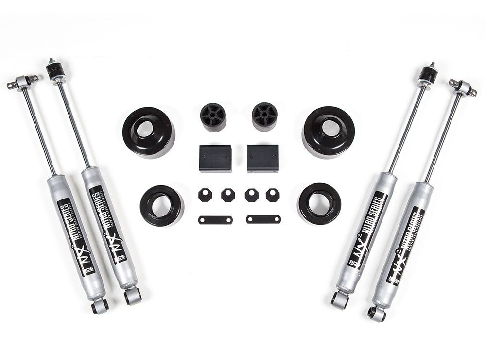 2" 2007-2018 Jeep Wrangler JK 4WD Coil Spacer Suspension Lift Kit by BDS Suspension