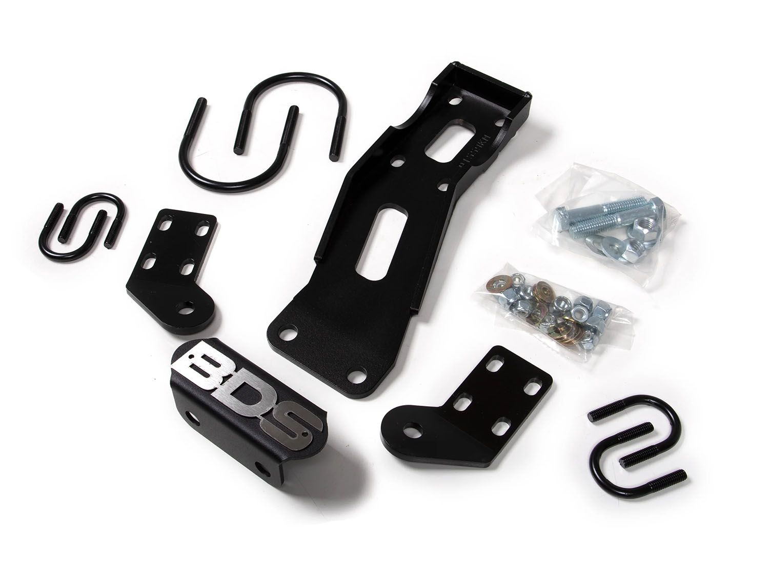 Pickup 1/2 ton 1973-1987 Chevy/GMC 4WD - Dual (Inline) Steering Stabilizer Bracket Kit by BDS Suspension