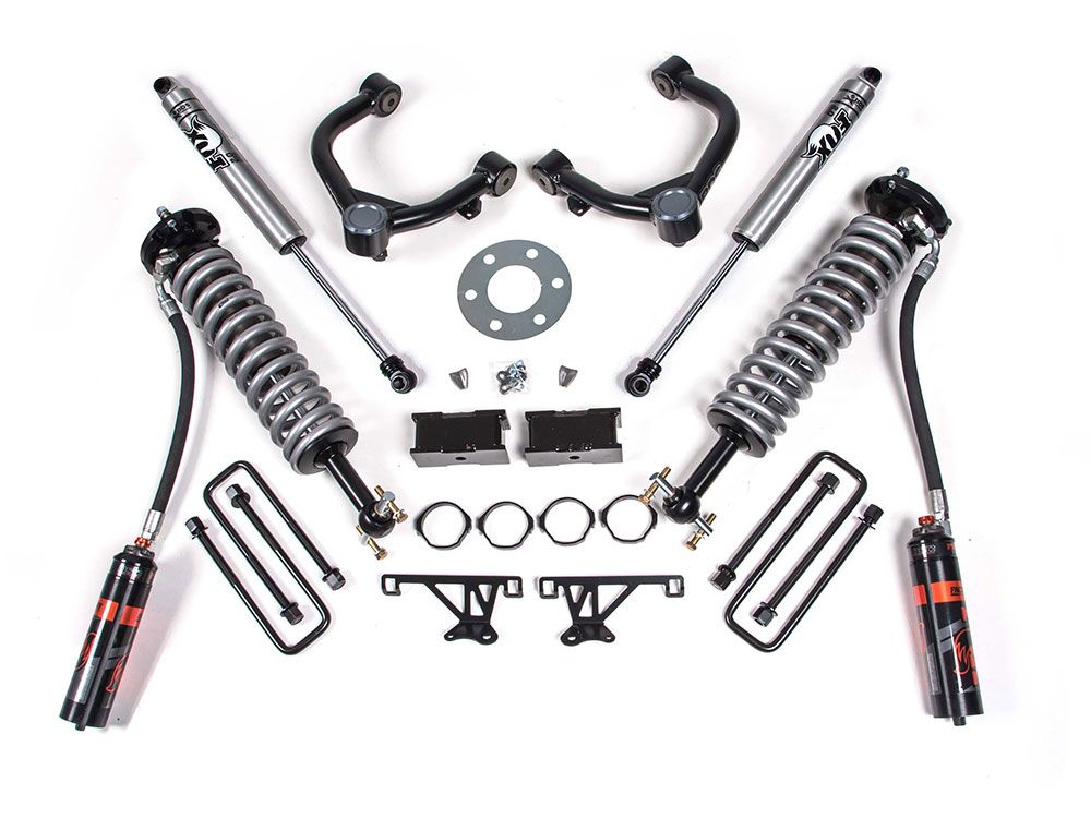 1.5" 2019-2024 GMC Sierra 1500 AT4 4WD Fox DSC Coilover Lift Kit by BDS Suspension