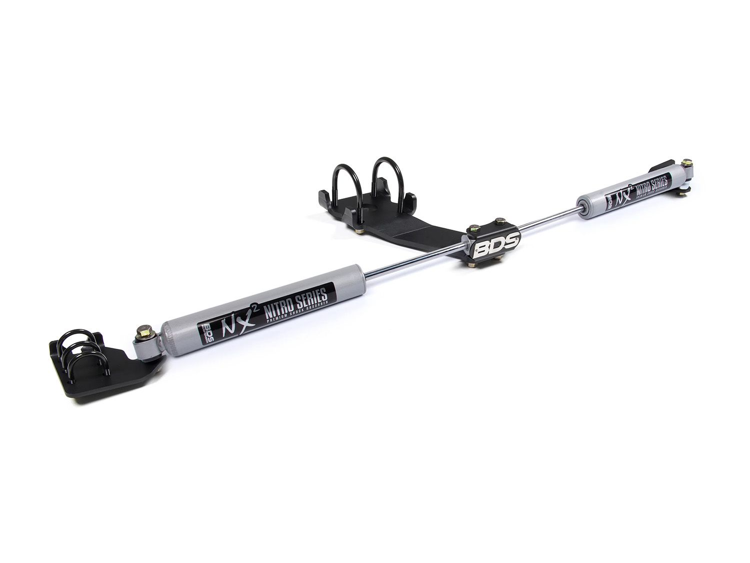 Ram 3500 2009-2012 Dodge 4WD (w/T-Style Steering) - BDS NX2 Dual Steering Stabilizer by BDS