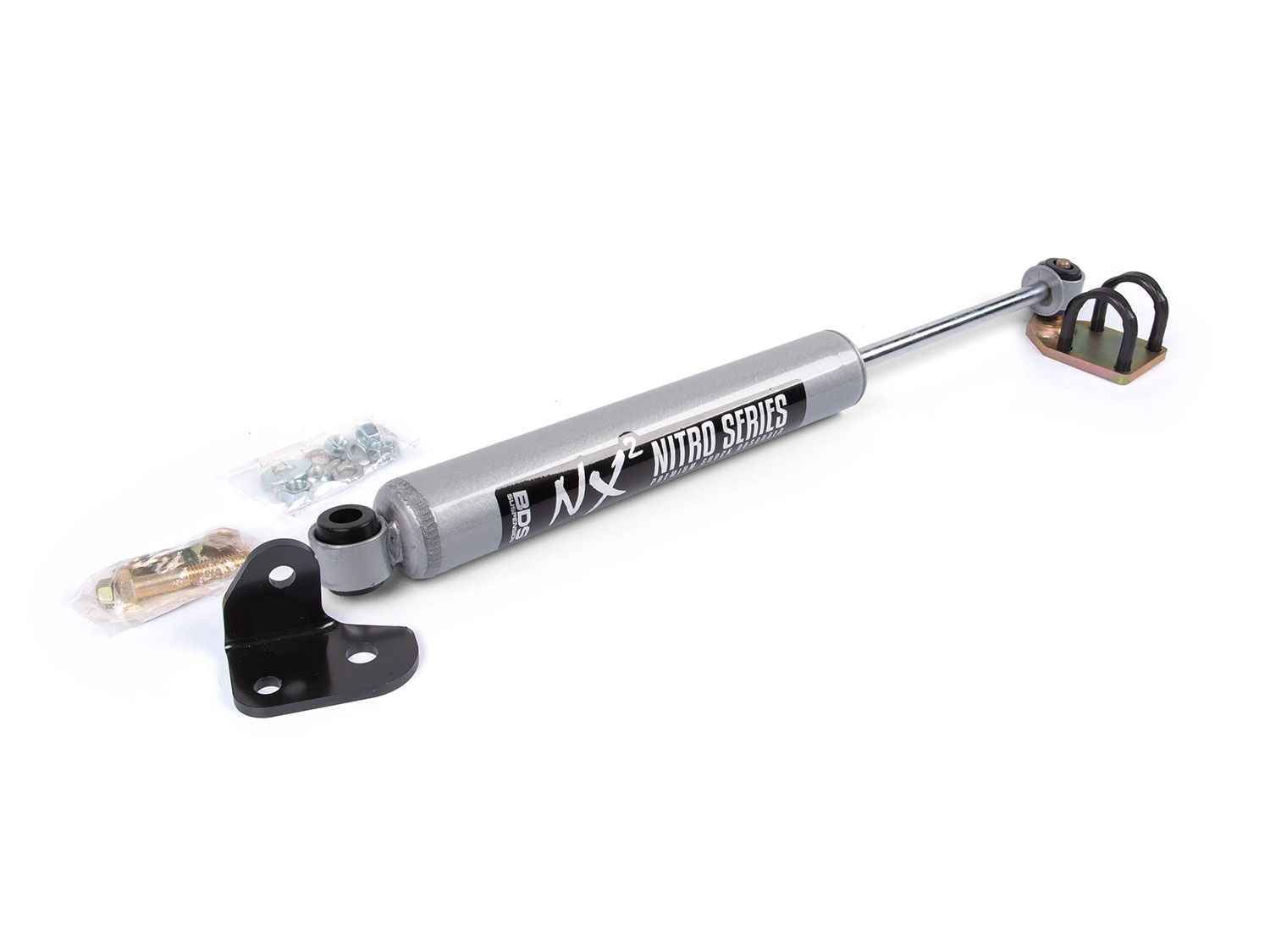 Wrangler JK 2007-2018 Jeep 4WD (w/0-3" of lift) - NX2 High Mount Steering Stabilizer by BDS