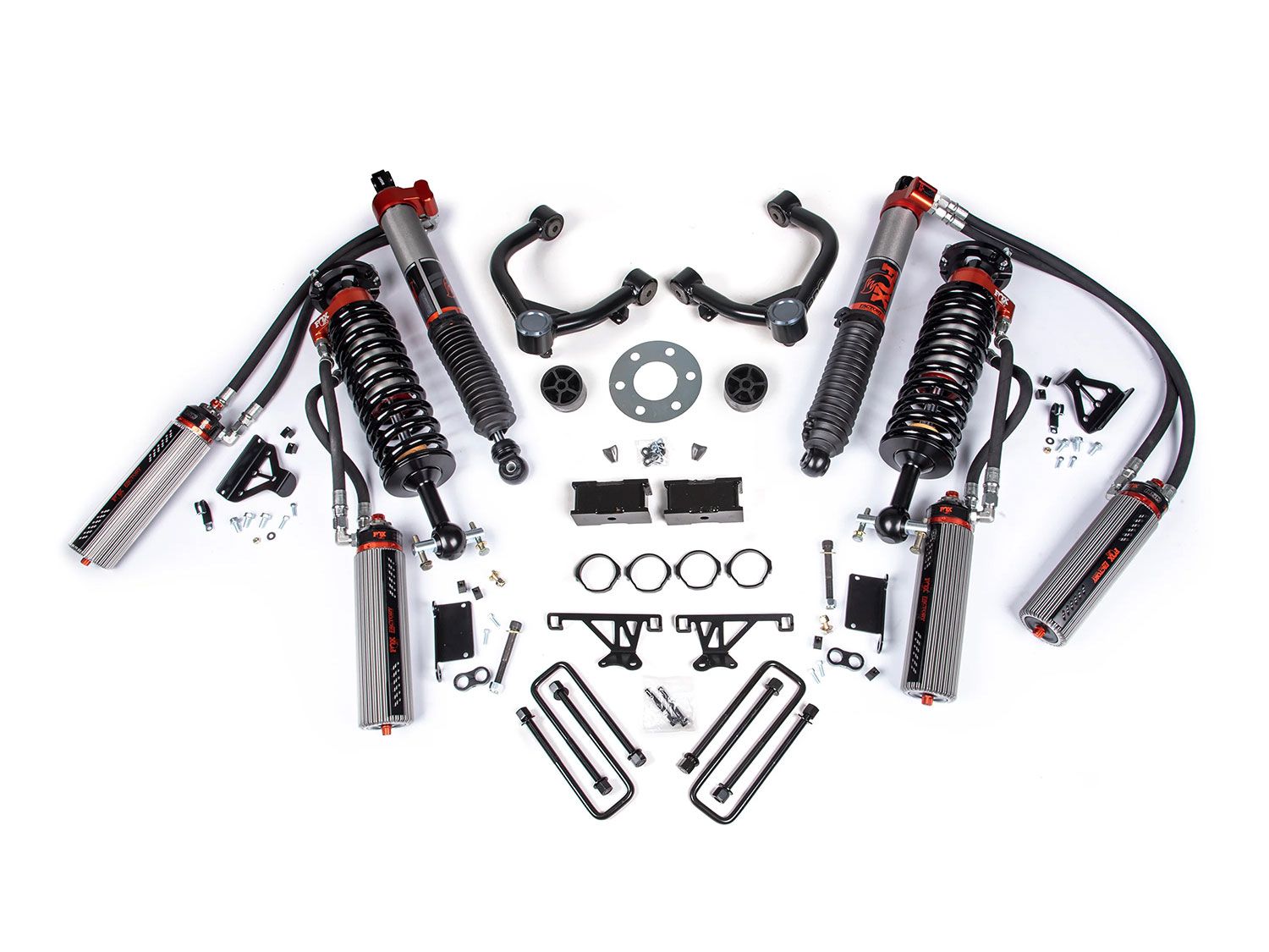 3.5" 2019-2024 Chevy Silverado 1500 Fox 3.0 Bypass Factory Race Series Coilover Lift Kit by BDS Suspension