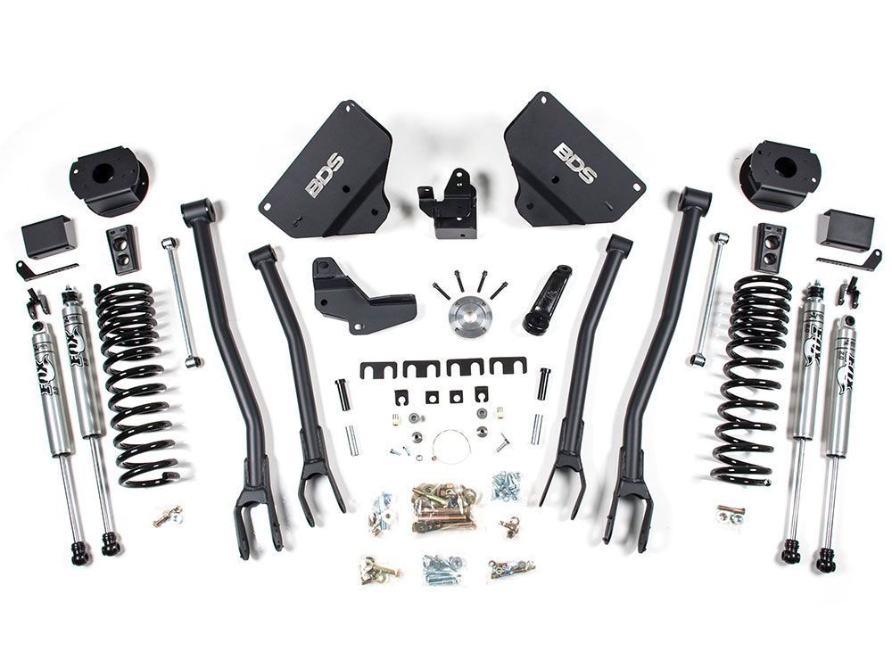 4" 2014-2018 Dodge Ram 2500 4wd (w/gas engine & factory air ride) 4-Link Lift Kit by BDS Suspension