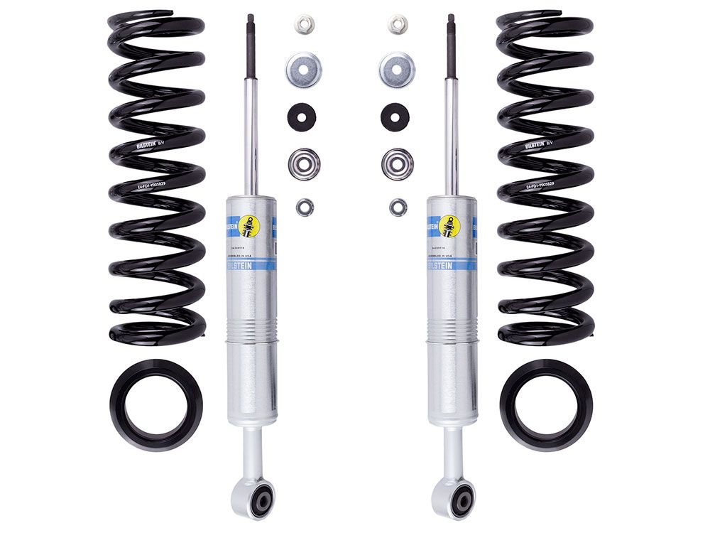 4Runner 2010-2023 Toyota 4wd & 2wd - Bilstein FRONT 6112 Series Coil-Over Kit (Adjustable Height 0"-2.5" Front Lift) (old sku)