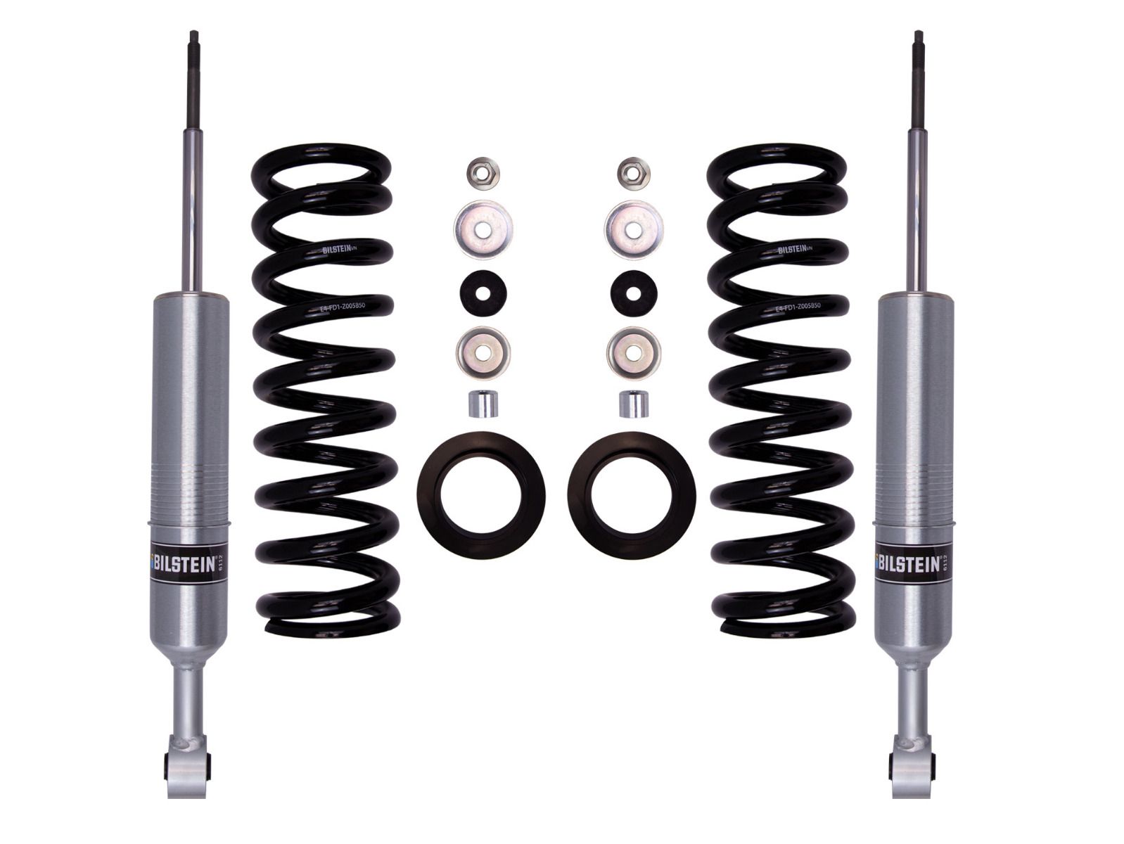 FJ Cruiser 2007-2009 Toyota 4wd - Bilstein FRONT 6112 Series Coil-Over Kit (Adjustable Height 1.9"-3.4" Front Lift)