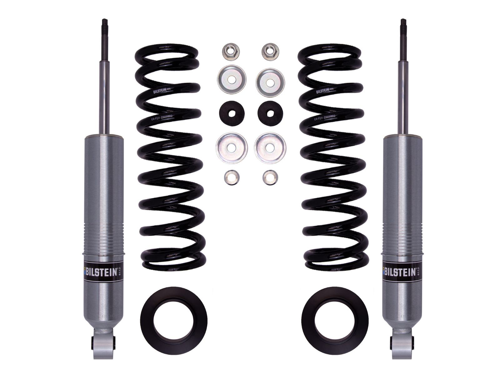 Tacoma 1996-2004 Toyota 4wd - Bilstein FRONT 6112 Series Coil-Over Kit (Adjustable Height 0"-2.8" Front Lift)