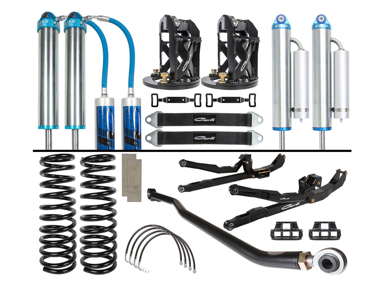 3" 2003-2009 Dodge Ram 3500 4wd (w/Diesel Engine & T-Style Steering) Dominator Long Arm Lift System by Carli Suspension