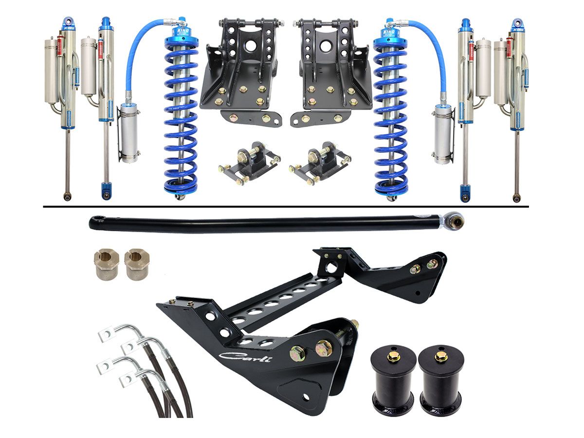 4.5" 2011-2016 Ford F250/F350 4wd (w/Diesel Engine) Coilover Bypass System by Carli Suspension