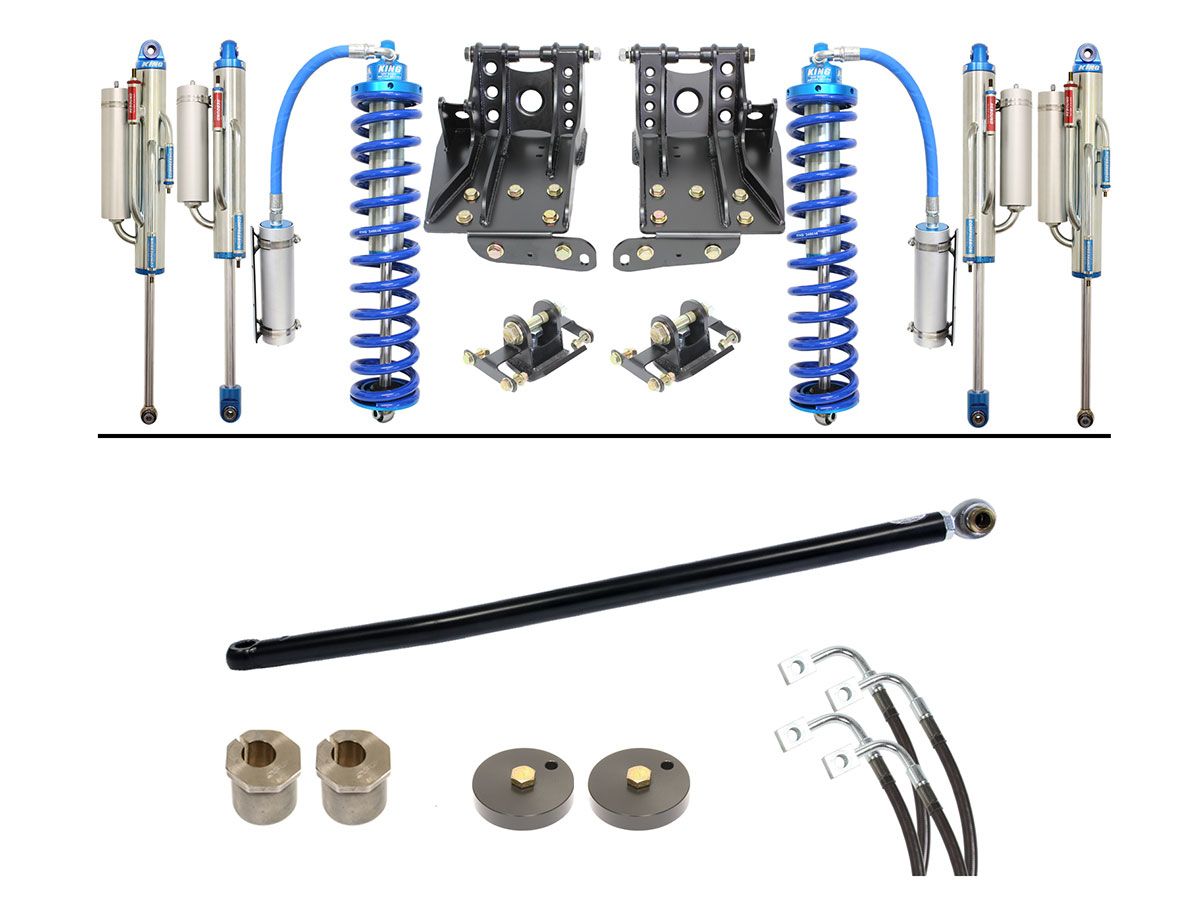 2.5" 2011-2016 Ford F250/F350 4wd (w/Diesel Engine) Coilover Bypass System by Carli Suspension