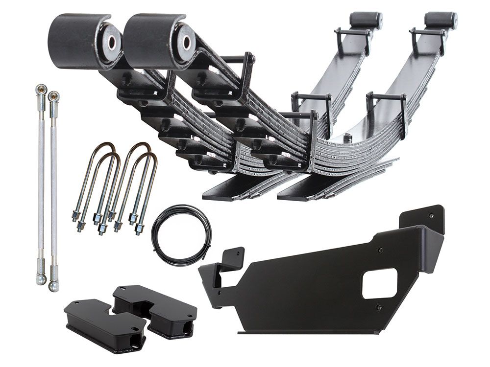 Ram 3500 2019-2024 Dodge 4WD (Diesel Engines w/Factory Air Assist) 1" ALAS Full Progressive Rear Leaf Spring Kit by Carli Suspension