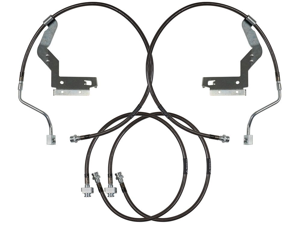 F250 / F350 2023 Ford 4wd (w/4-6" Suspension Lift) - Extended Brake Line Kit by Carli Suspension