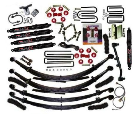 4 FR / 4 RR" 1987-1991 Dodge W/250/W350 Pickup w/Cummins Engine 4WD Premium Lift Kit  by Jack-It