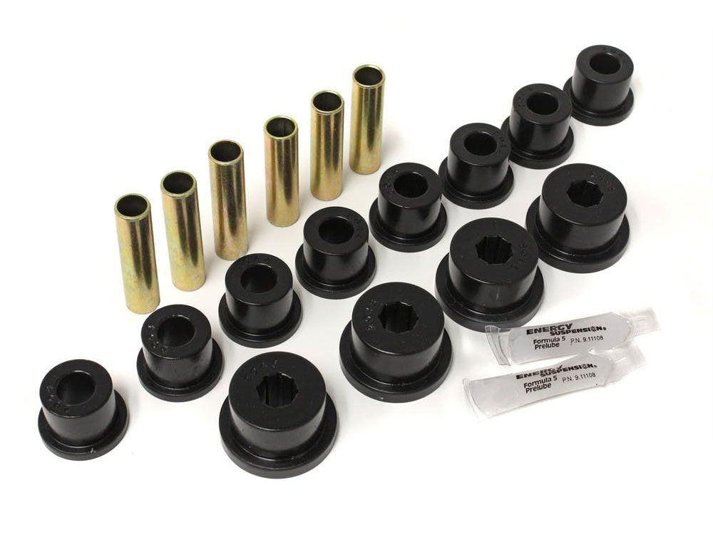 Samurai 1985-1995 Suzuki Front/Rear Aftermarket Spring and Shackle Bushing Kit by Energy Suspension