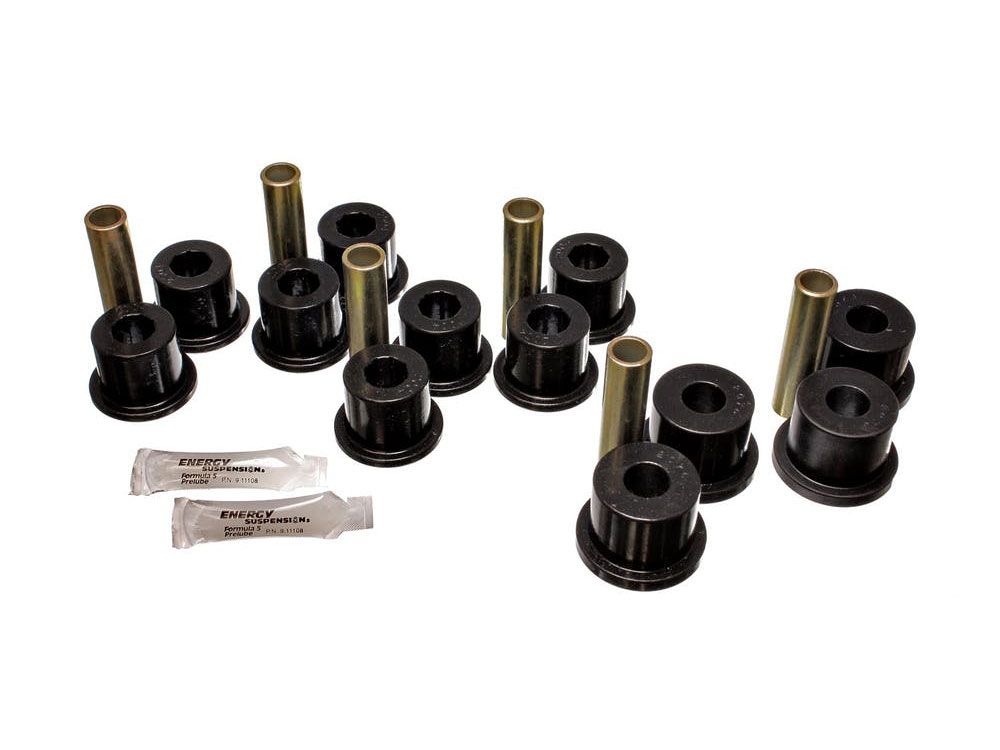 Blazer 1973-1991 Chevy/GMC 2WD Rear Spring and 1.5" OD / 1.75" Main Eye Shackle Bushing Kit by Energy Suspension