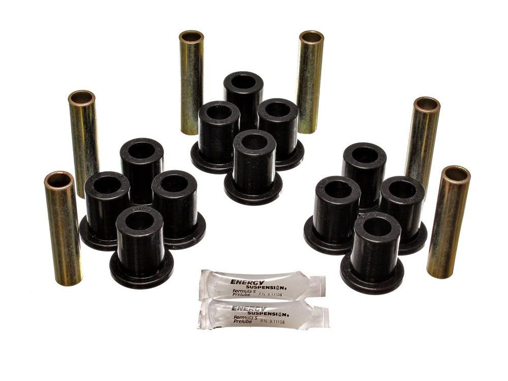 F250 1967-1977 Ford 4WD w/ 1.25" Main Eye O.D. Front Spring and Shackle Bushing Kit by Energy Suspension