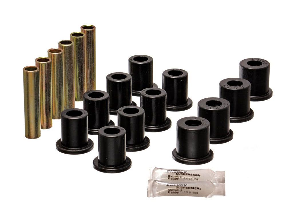 F250 1973-1977 Ford 4WD w/ 1.5" Main Eye O.D. Front Spring and Shackle Bushing Kit by Energy Suspension