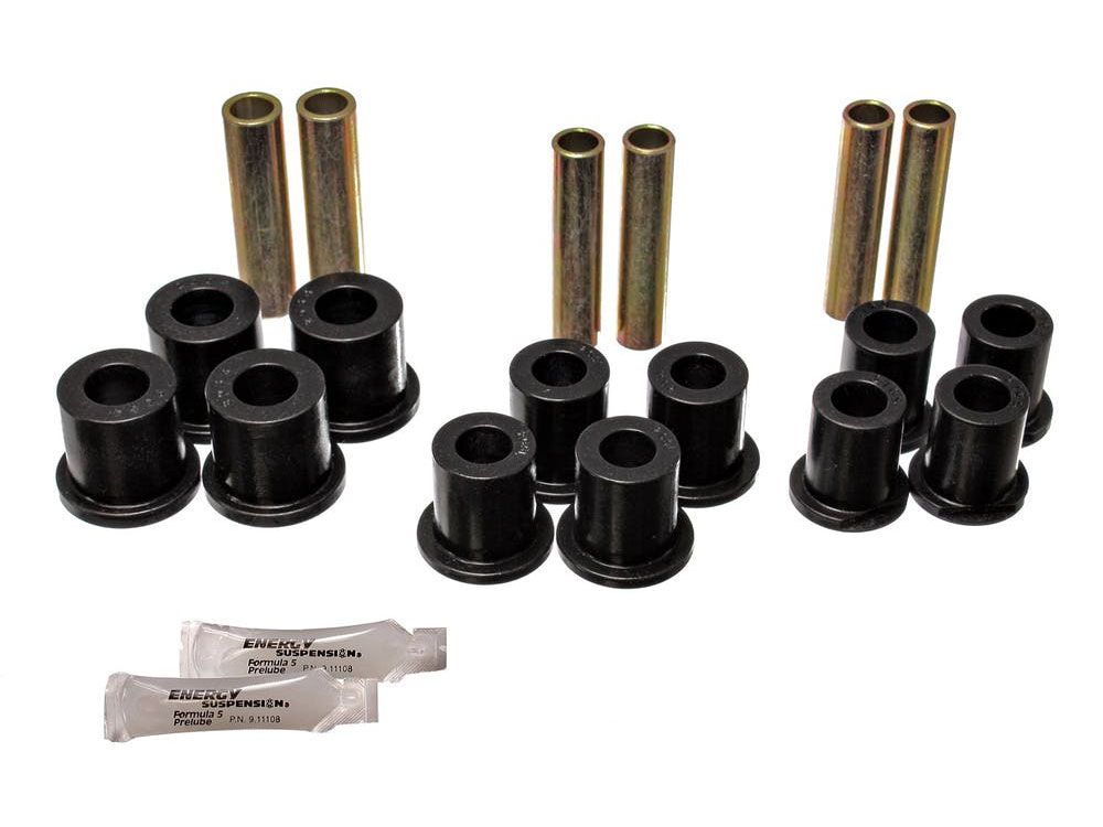 F250/F350 1980-1996 Ford 2WD Rear Spring and Molded-In Frame Shackle Bushing Kit by Energy Suspension