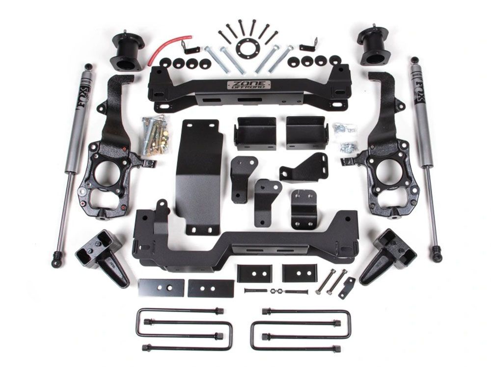 6" 2021-2024 Ford F150 4WD (w/o CCD) Lift Kit by Zone