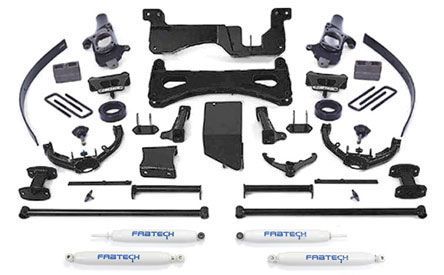 8" 2007-2008 Chevy Silverado 2500HD 4WD Performance Lift Kit by Fabtech