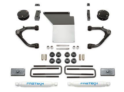 4" 2014-2018 Chevy Silverado 1500 4WD (w/aluminum or stamped steel factory arms) Performance Lift Kit by Fabtech