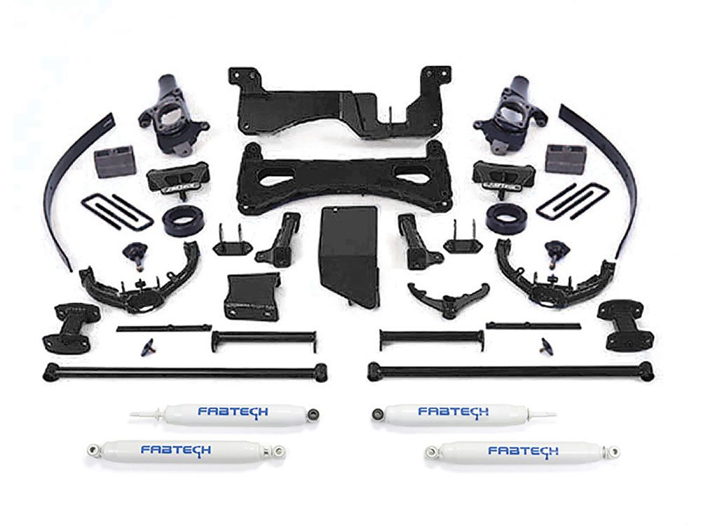 8" 2001-2006 Chevy Silverado 2500HD 4WD Performance Lift Kit by Fabtech