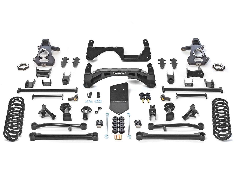 6" 2007-2014 Chevy Suburban 1500 4WD w/ AutoRide Lift Kit by Fabtech