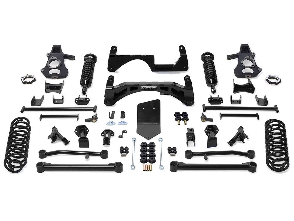 6" 2007-2014 GMC Yukon XL 1500 4WD w/o AutoRide Perf. Lift Kit by Fabtech