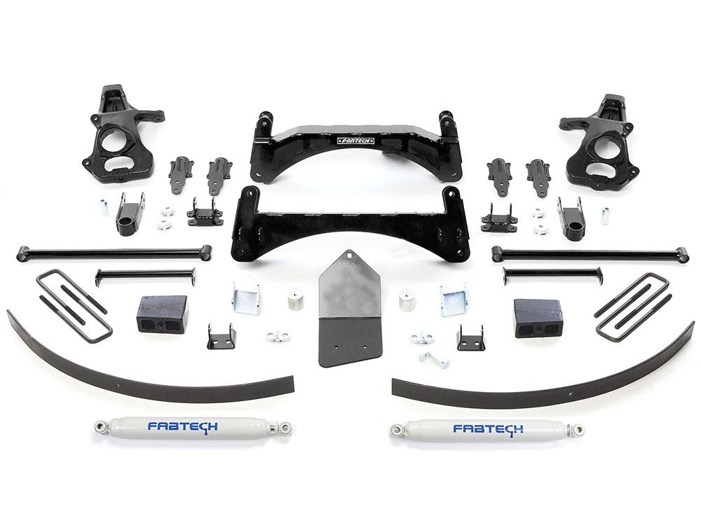 6" 2007-2013 GMC Sierra 1500 2WD Basic Lift Kit by Fabtech