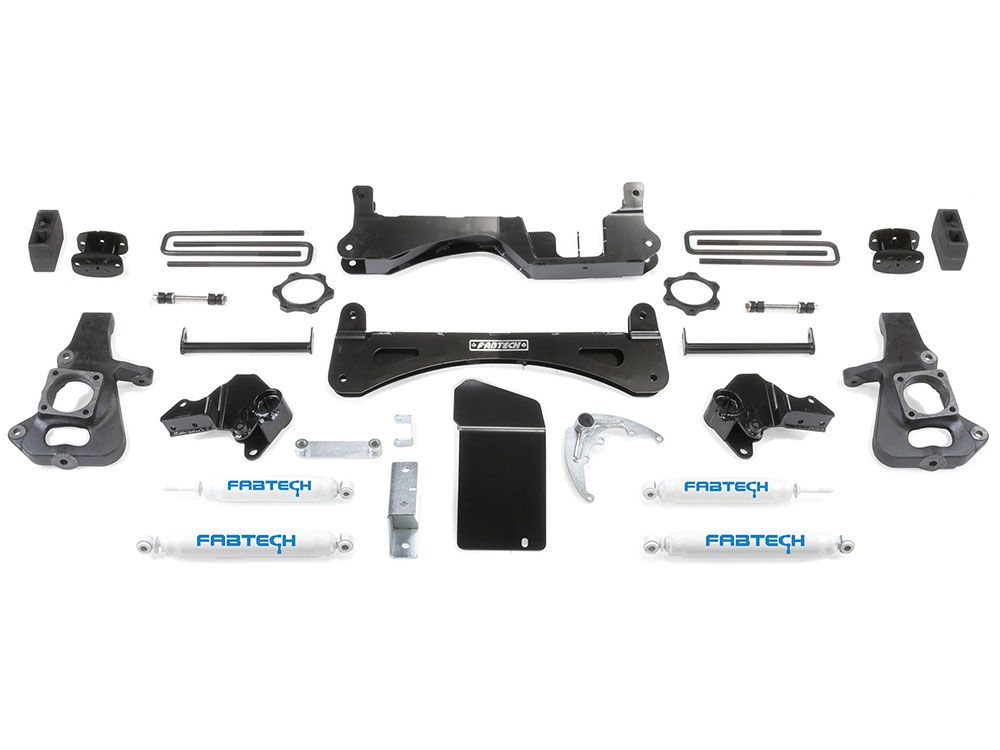 6" 2001-2010 GMC Sierra 3500 4WD Lift Kit by Fabtech