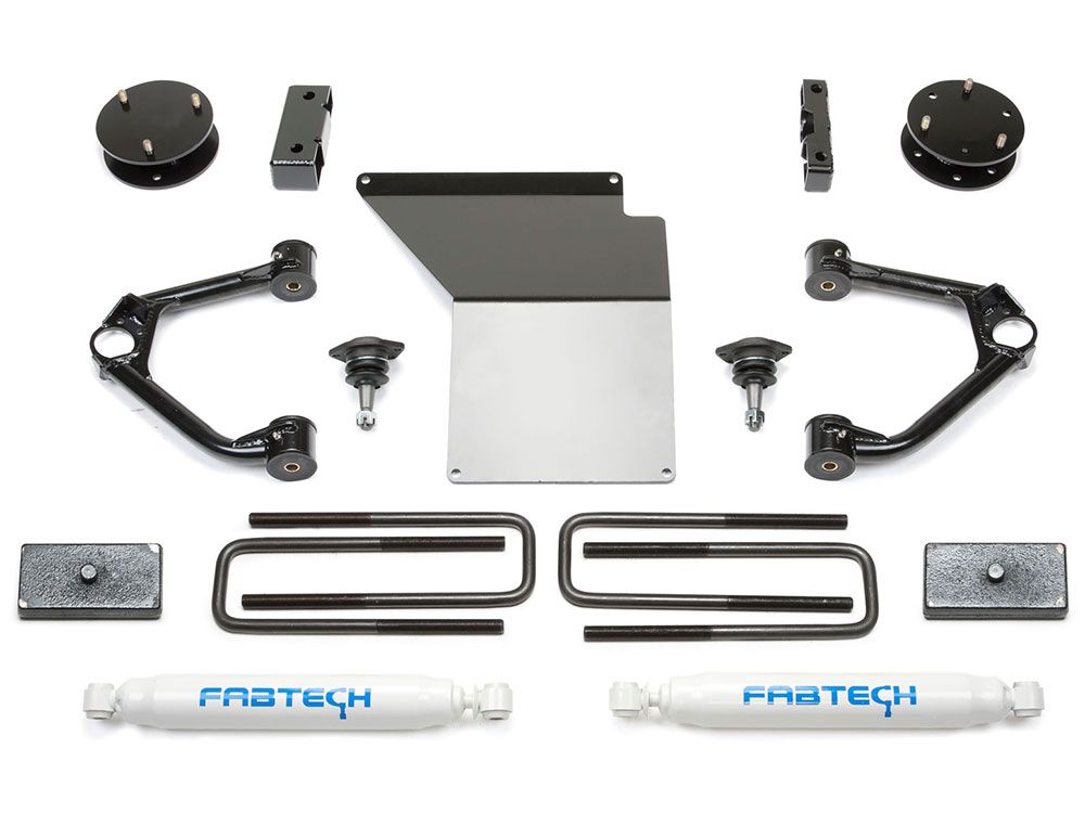 4" 2007-2013 Chevy Silverado 1500 4WD Budget Lift Kit by Fabtech