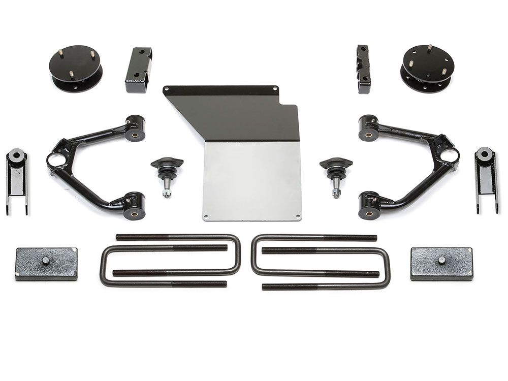 3" 2014-2018 GMC Denali 1500 4WD (w/cast steel factory arms) Budget Ball Joint UCA Lift Kit by Fabtech