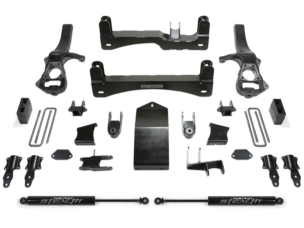 6" 2019-2024 Chevy Silverado 1500 4wd Lift Kit by Fabtech