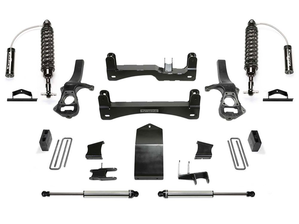 4" 2019-2024 GMC Sierra 1500 AT4 4wd Coilover Lift Kit Fabtech