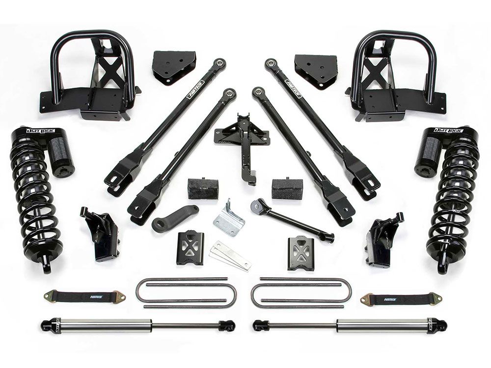 6" 2008-2010 Ford F250 4WD 4 Link Upgraded Lift Kit by Fabtech