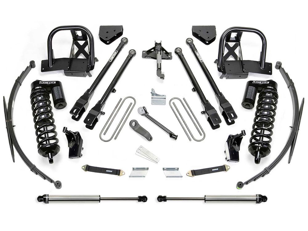 8" 2008-2010 Ford F250/F350 4WD Upgraded CoilOver/4 Link Lift Kit by Fabtech