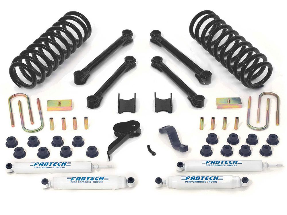 4.5" 2009-2013 Dodge Ram 3500 4WD (w/diesel engine) Lift Kit w/ Shocks by Fabtech