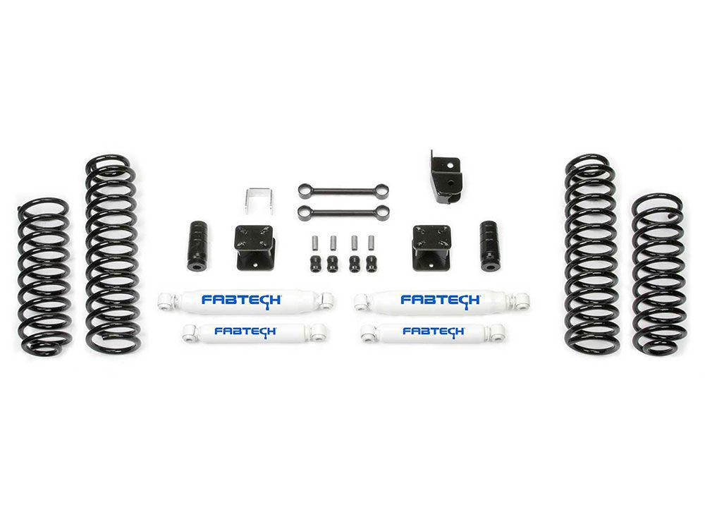 3" 2007-2018 Jeep Wrangler JK 4WD (2dr) Budget Lift Kit by Fabtech