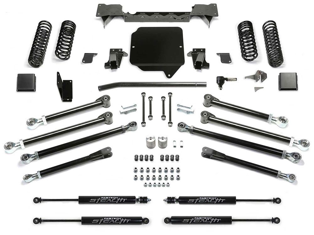 5" 2020-2023 Jeep Gladiator 4WD Crawler Lift Kit w/ Stealth Shocks by Fabtech