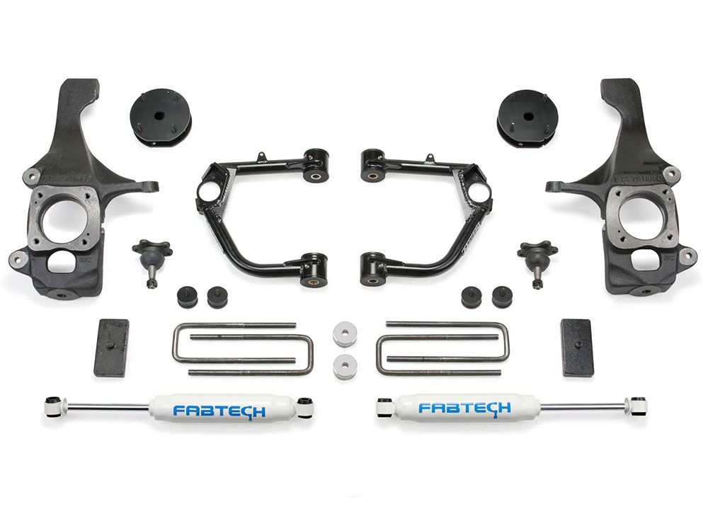 4" 2007-2015 Toyota Tundra Ball Joint Lift Kit w/ Shocks by Fabtech