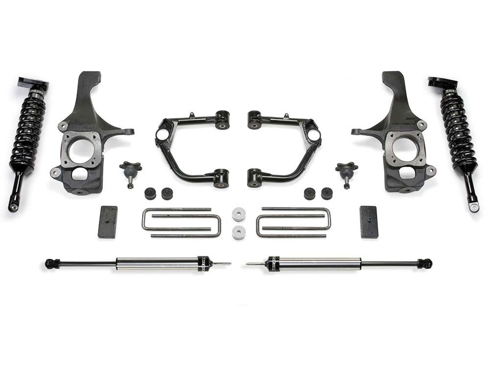 4" 2007-2015 Toyota Tundra Ball Joint Lift Kit w/ DirtLogic Shocks by Fabtech