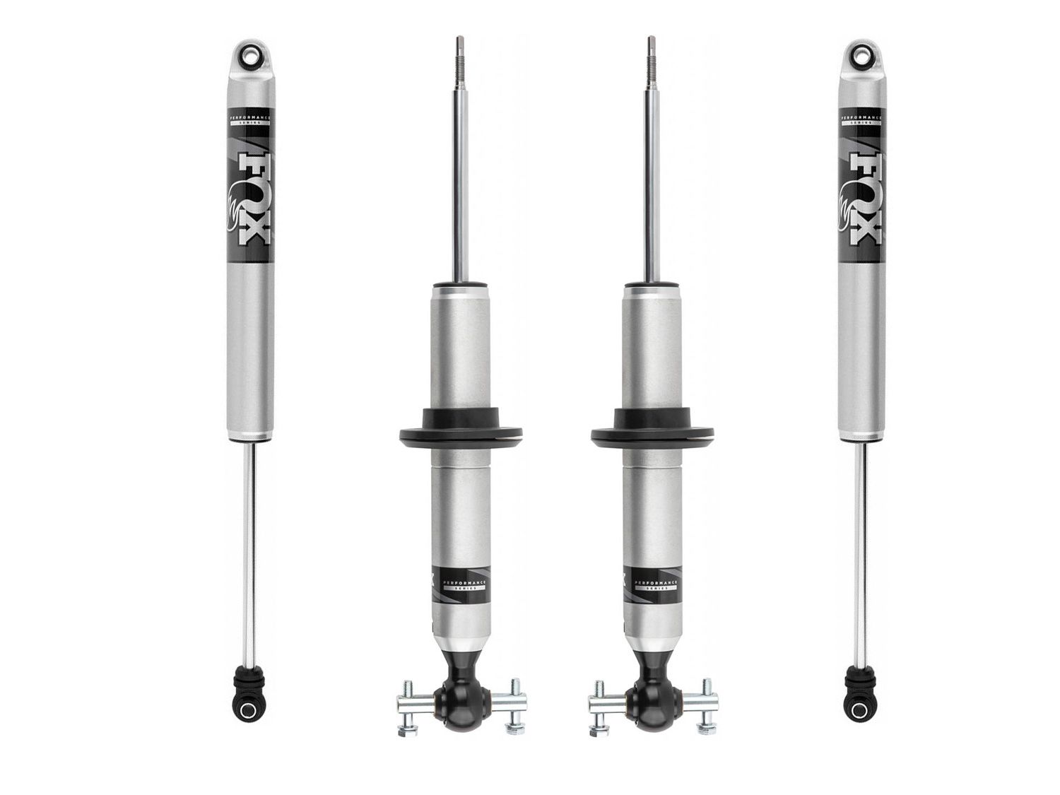 2019-2024 Chevy Silverado 1500 Fox 2.0 Snap Ring Coil-Over Shocks (0-2" Front Lift / Set of 4)