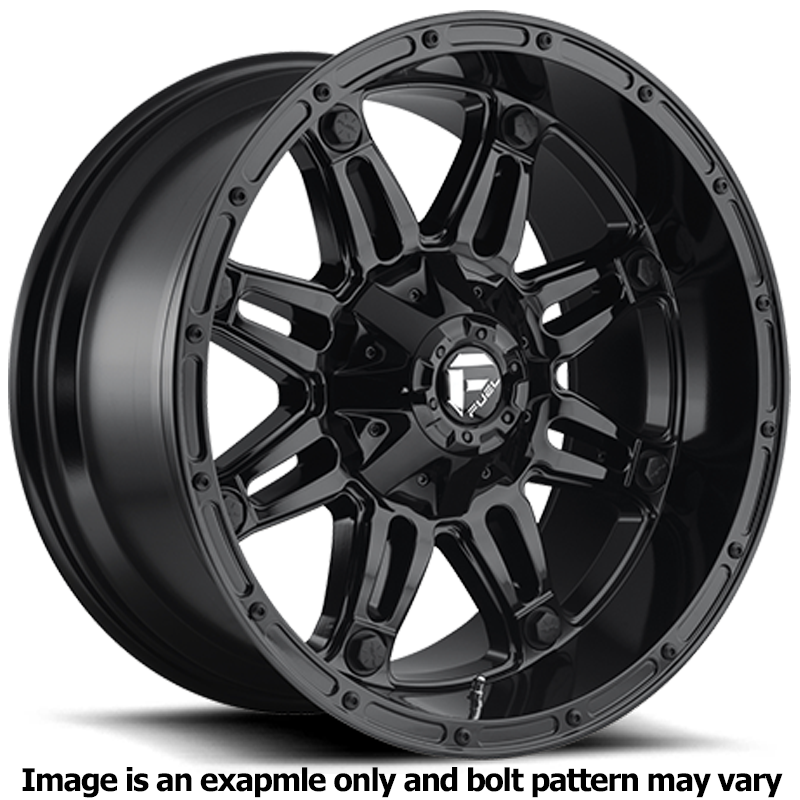 Hostage Series D625 Gloss Black Wheel D62520008247 by Fuel