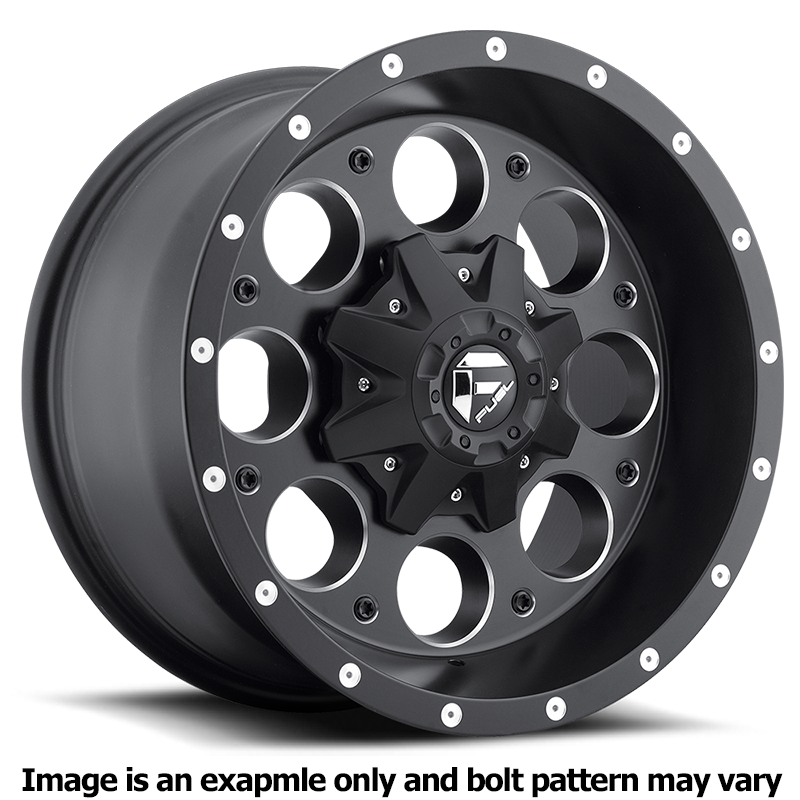 Revolver Series D525 Gloss Black Milled Wheel D52516808245 by Fuel