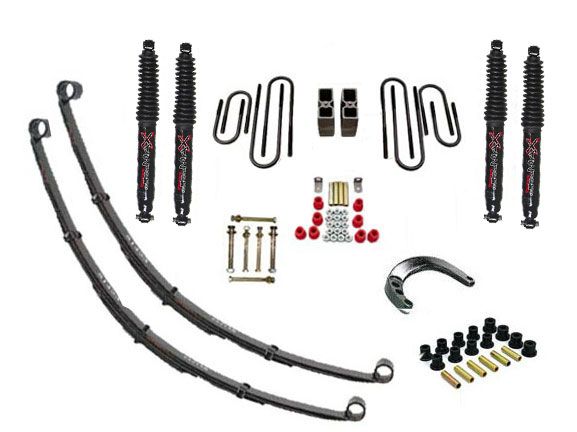 4" 1967-1972 Chevy 1/2 & 3/4 ton Pickup 4WD Budget Lift Kit by Jack-It