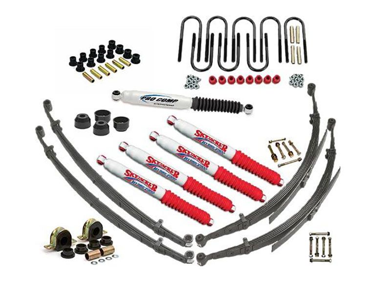 2.5" 1988-1991 GMC Suburban 1/2 ton 4WD Premium Lift Kit w/ 52" Rr Leaf Springs by Jack-It