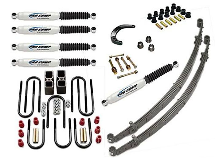 4" 1988-1991 Chevy Suburban 3/4 ton 4WD Budget Lift Kit by Jack-It